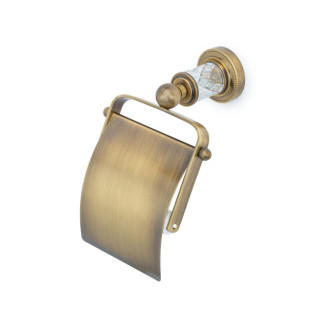 Boheme Murano Cristal Бумагодержатель с крышкой для туалетной бумаги подвесной Bronze