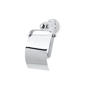 Boheme Murano Cristal Бумагодержатель с крышкой для туалетной бумаги подвесной Chrome