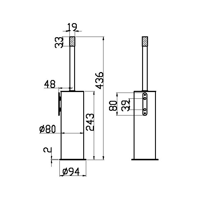 Ёршик Boheme 10984-CB подвесной Copper Brushed