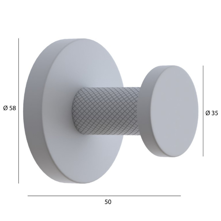 Крючок Boheme 10976-MG Matt Gold для ванны