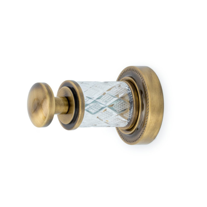 Boheme 10906-CRST-BR крючок Murano Cristal Bronze