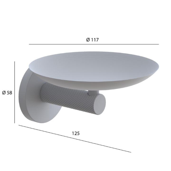 Boheme 10973-CR мыльница для ванны Chrome