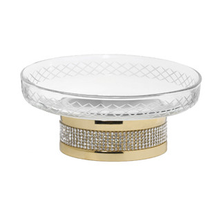 Boheme Royal Cristal Мыльница для ванны Gold