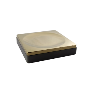 Boheme Add Мыльница для ванны квадратная Gold