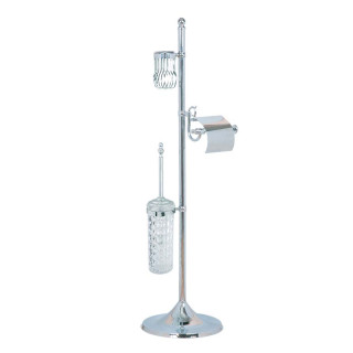 Boheme 10445 ёршик-стойка Chrome для унитаза
