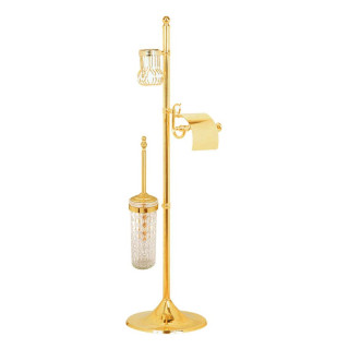 Boheme Imperiale Ёршик-стойка для унитаза Gold