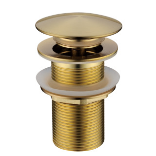 Boheme Add Донный клапан для раковины без перелива Matt Gold