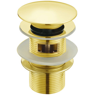 Boheme Imperiale Донный клапан для раковины с переливом Gold