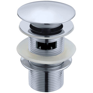 Boheme Add Донный клапан для раковины с переливом Chrome