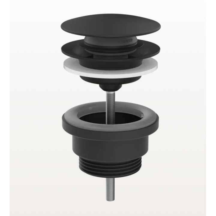 Gessi 54599#299 донный клапан Matt Black для раковины