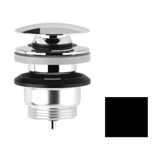 Kludi Rotexa Донный клапан для раковины Matt Black, Nero Opaco