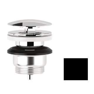 Kludi Rotexa Донный клапан для раковины Matt Black, Nero Opaco