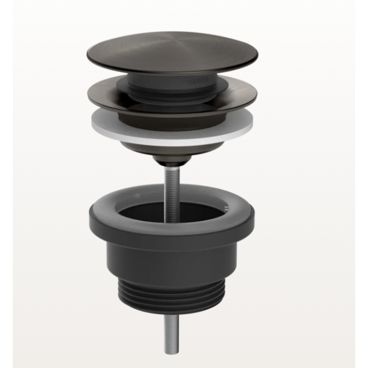 Gessi 54599#707 донный клапан Black Metal Brushed PVD