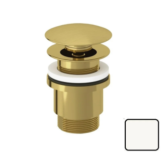 Kludi Донный клапан для раковины Matt White, Bianco Opaco