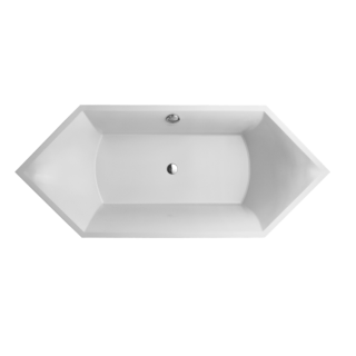 Villeroy&Boch Squaro Ванна 190x80 см встраиваемая, пристенная белый Alpin