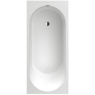 Villeroy&Boch Oberon 2.0 Ванна 180x80 см встраиваемая, пристенная Stone White