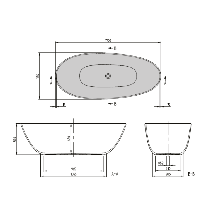 Villeroy&Boch UBQ170TAO7F2BCV01 ванна 170x75