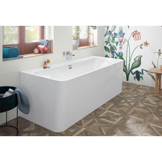 Villeroy&Boch Collaro Ванна 170x75 см встраиваемая, пристенная белый Alpin