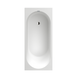 Villeroy&Boch Oberon 2.0 Ванна 180x80 см встраиваемая, пристенная белый Alpin