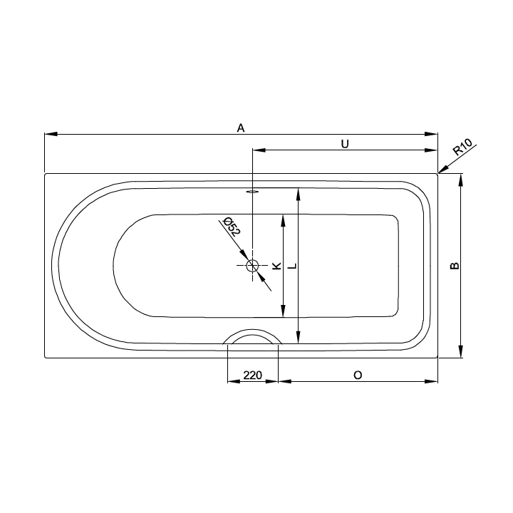Bette 8856-000 AS Z118 ванна 180x80 см встраиваемая