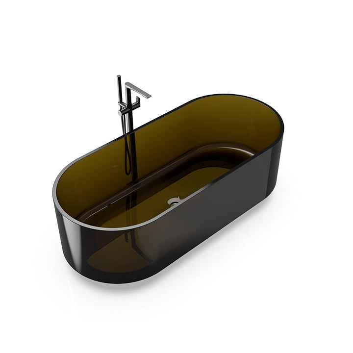 Ванна KNIEF 70003030 Ellipse Shape 170x75 Black Coffee