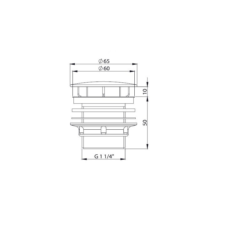 Донный клапан Bette B580-000 белый