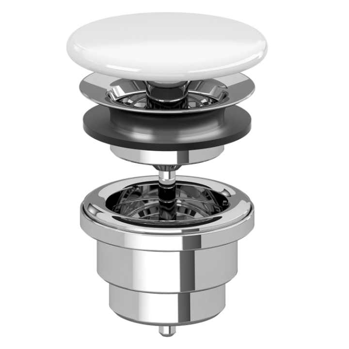 Донный клапан Villeroy&Boch 68080001 белый Alpin