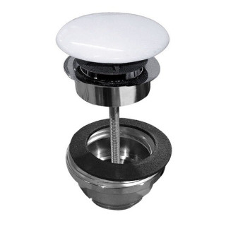 Scarabeo 10010/C CR WHITE донный клапан