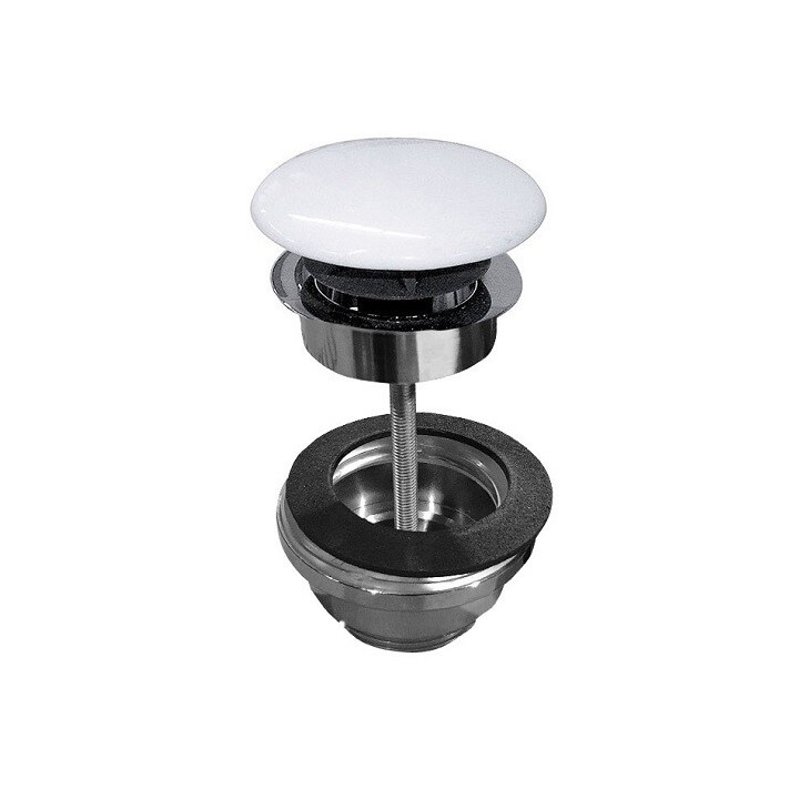 Scarabeo 10010/C CR WHITE донный клапан