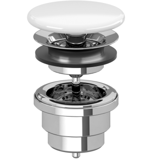 Villeroy&Boch Донный клапан для раковины универсальный Stone White