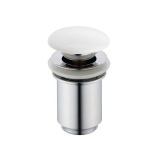 Globo Донный клапан для раковины клик-клак белый