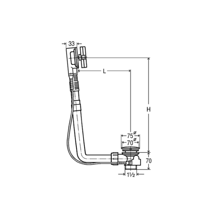 Viega 279431 слив-перелив Multiplex белый