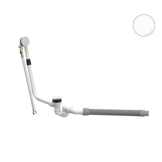 Bette BetteMono Flow Слив-перелив для ванны с функцией наполнения белый