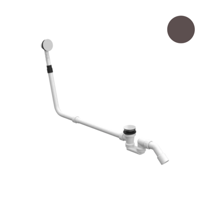 Bette B640-403 слив-перелив Smoke matt для ванны