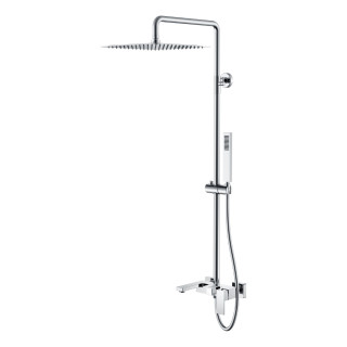 Boheme Qubic Душевая система с изливом Chrome