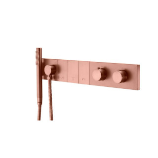 Boheme ZODIAC Душевая система термостатическая Copper Brushed