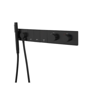 Boheme ZODIAC Душевая система термостатическая Black