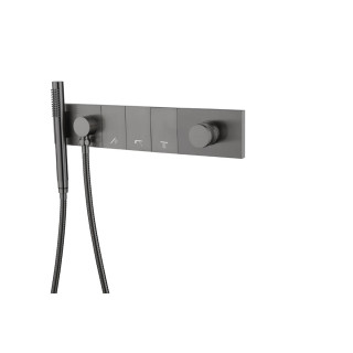 Boheme ZODIAC Душевая система Gun Metall