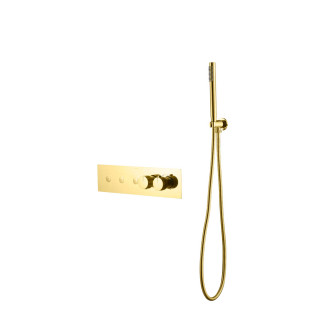 Boheme Fusion Душевая система термостатическая Gold