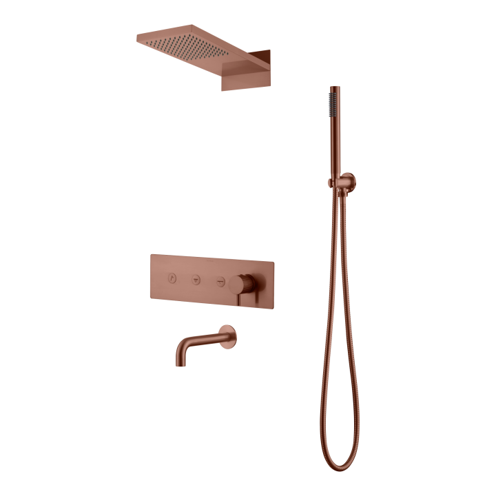 Boheme 130-2-BRB душевая система Brushed Bronze