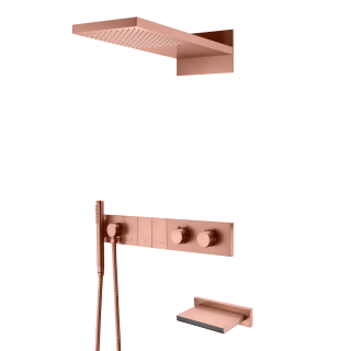 Boheme ZODIAC Душевая система с изливом термостатическая Copper Brushed