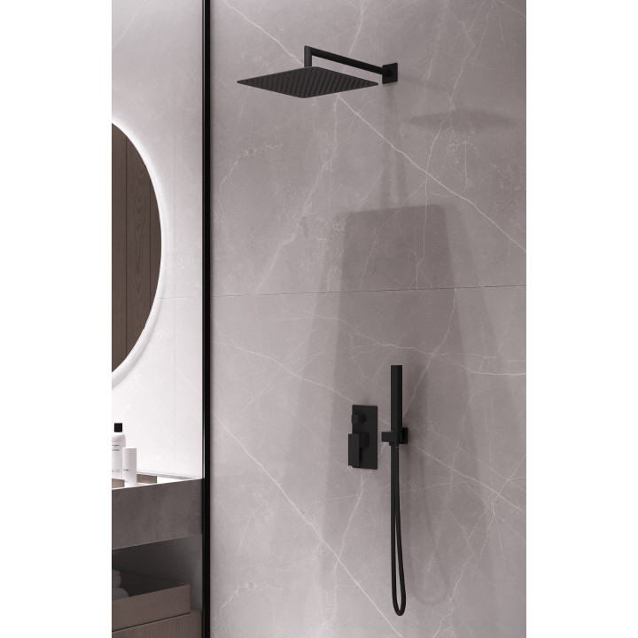 Boheme Qubic 474-3-B душевая система, черная