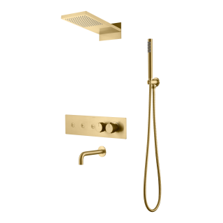 Boheme Fusion Душевая система с изливом термостатическая Matt Gold