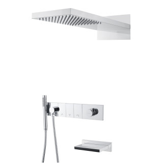 Boheme ZODIAC Душевая система с изливом Chrome