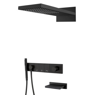 Boheme ZODIAC Душевая система с изливом Black