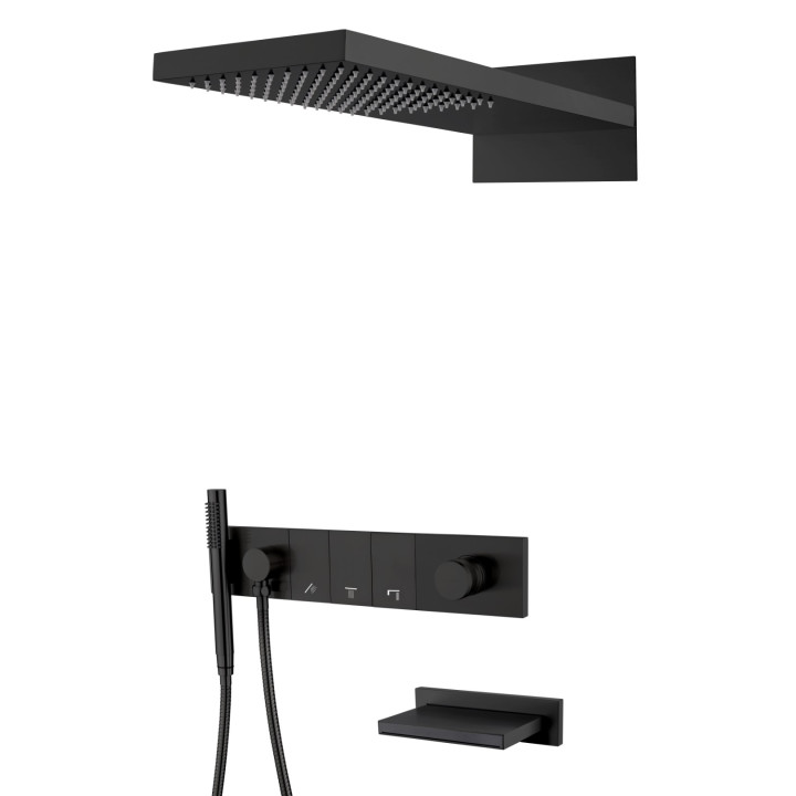 Boheme 132-2-B душевая система ZODIAC Black