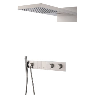 Boheme ZODIAC Душевая система термостатическая Nickel Brush