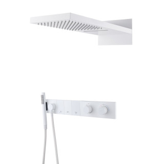 Boheme ZODIAC Душевая система термостатическая White