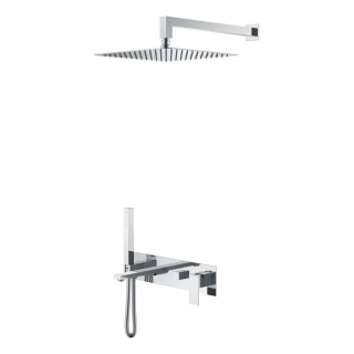 Boheme Qubic Душевая система с изливом Chrome