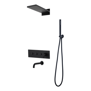 Boheme Fusion Душевая система с изливом Black